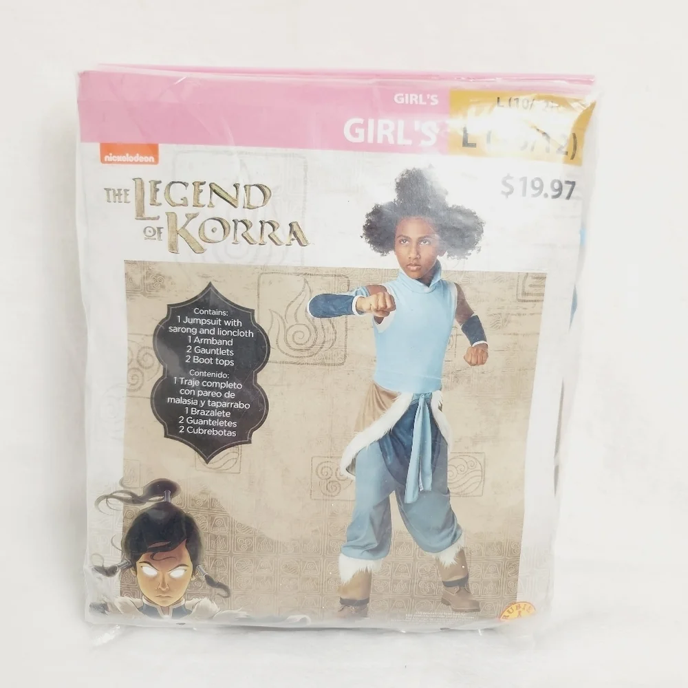 Nickelodeon The Legend Of Korra Halloween Costume Girls Size 10/12